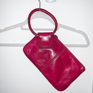 Hot Pink Hobo Wristlet